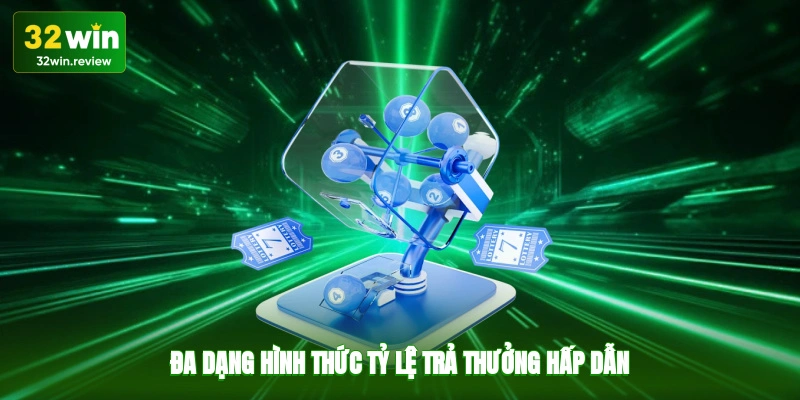 Đa dạng hình thức, tỷ lệ trả thưởng hấp dẫn