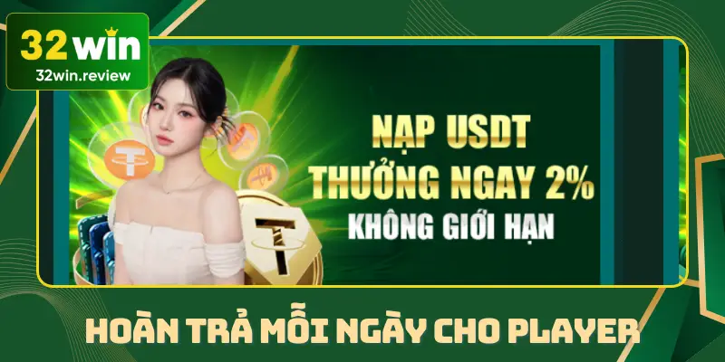 Hoàn trả mỗi ngày càng thua càng có quà